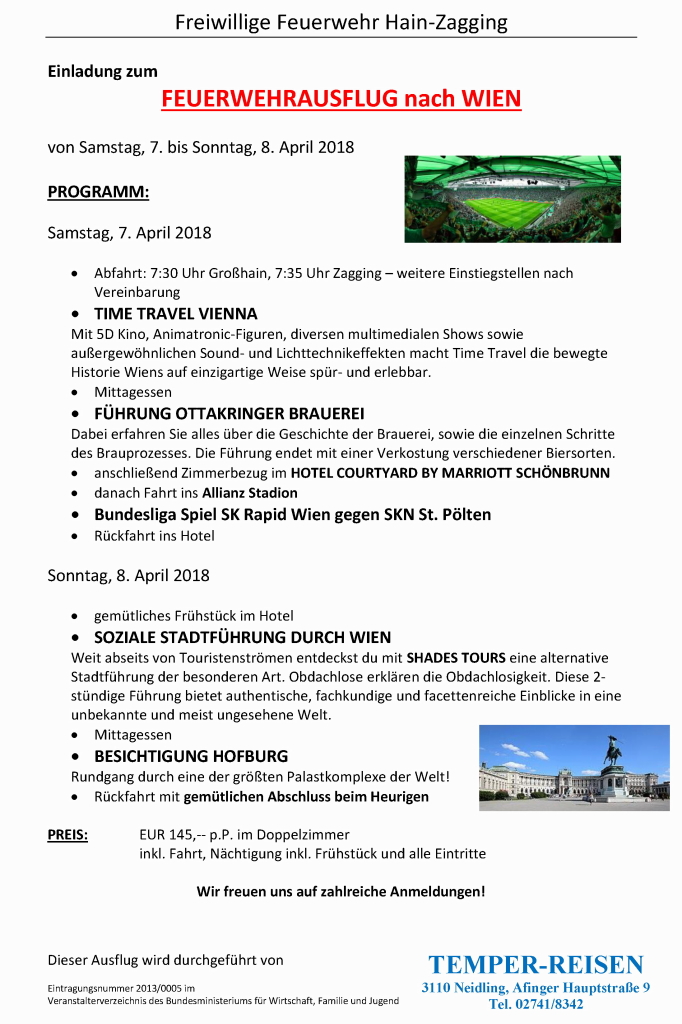 FF Ausflug Wien