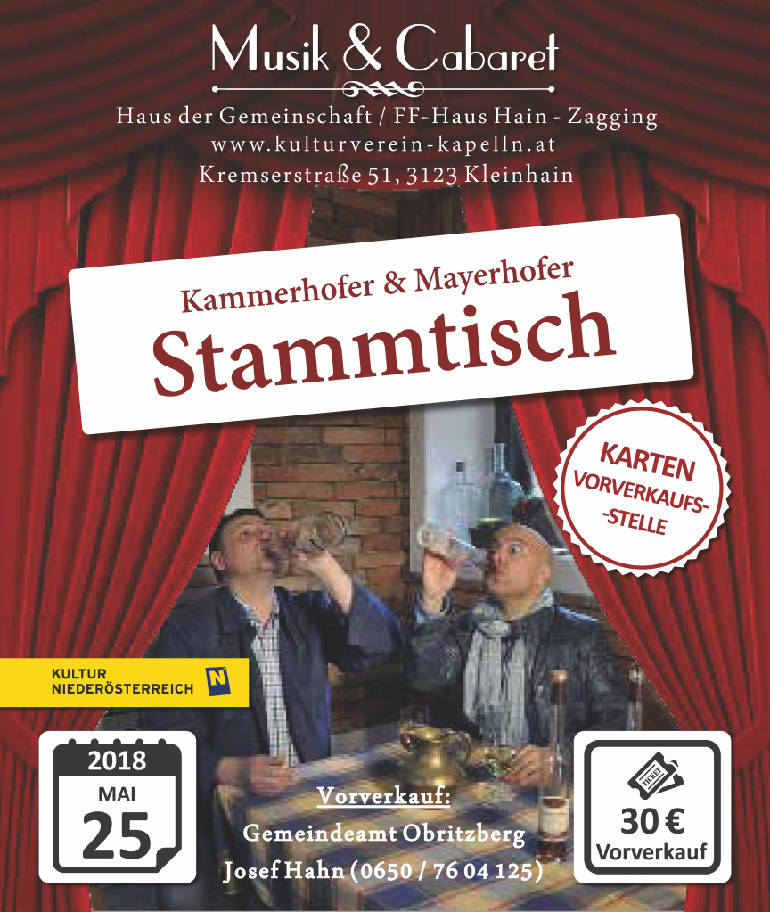 Plakat Stammtisch