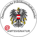 Amtssignatur Präsidentschaftskanzlei