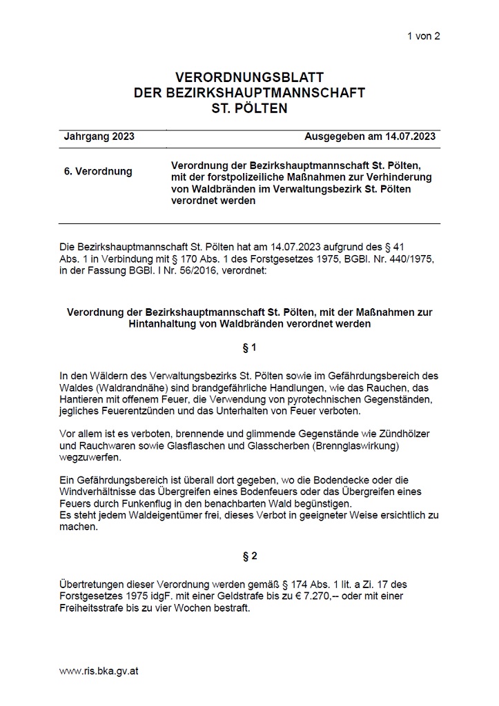 2023 07 13 Waldbrandverordnung