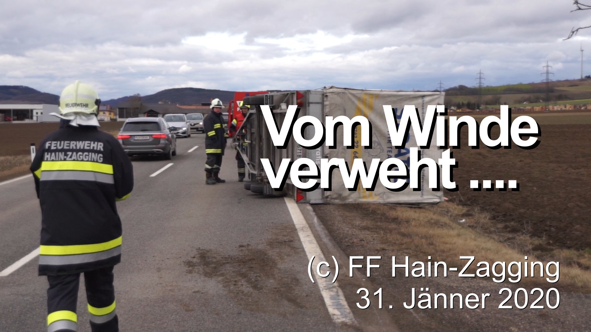 Anhängerbergung auf der L100