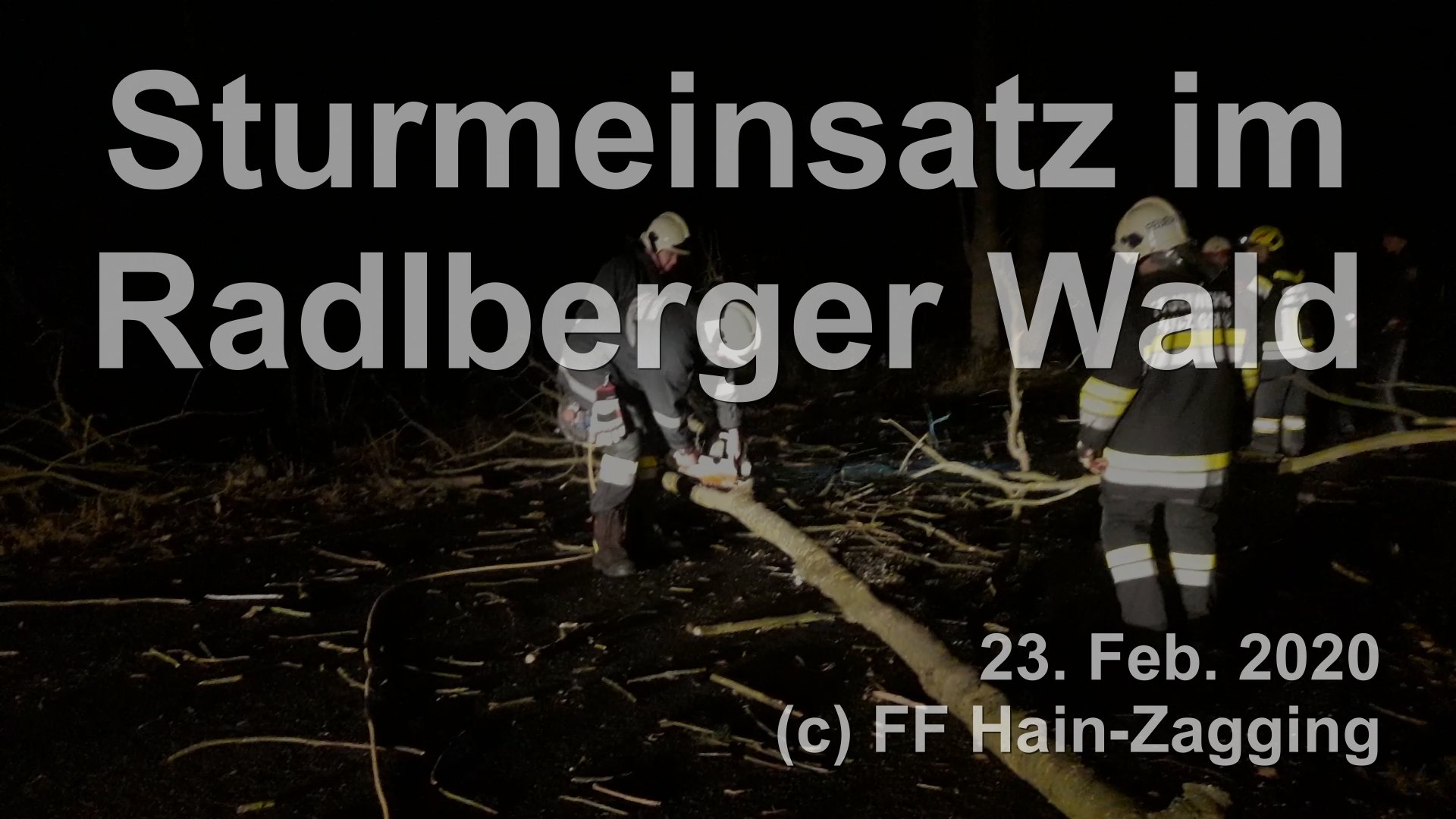 Sturmschaden im Radlberger Wald
