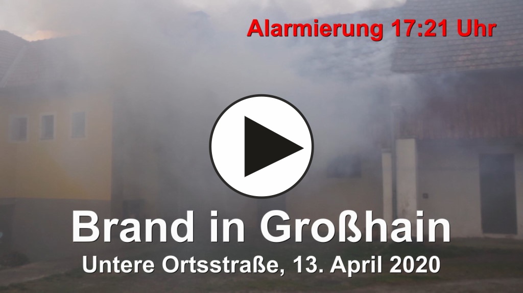 Brand B3 in Großhain