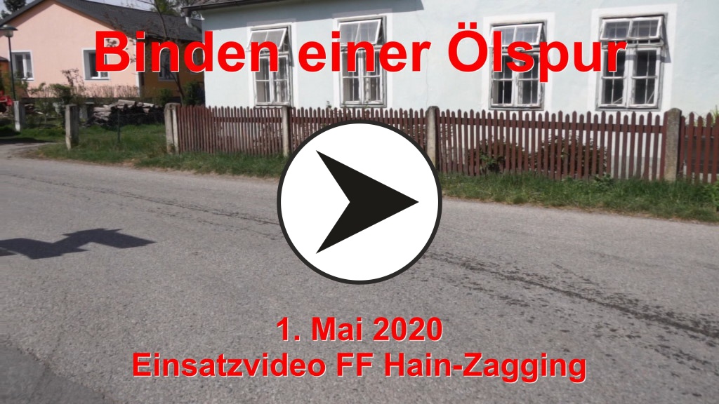 Binden einer Ölspur auf 2,5 km