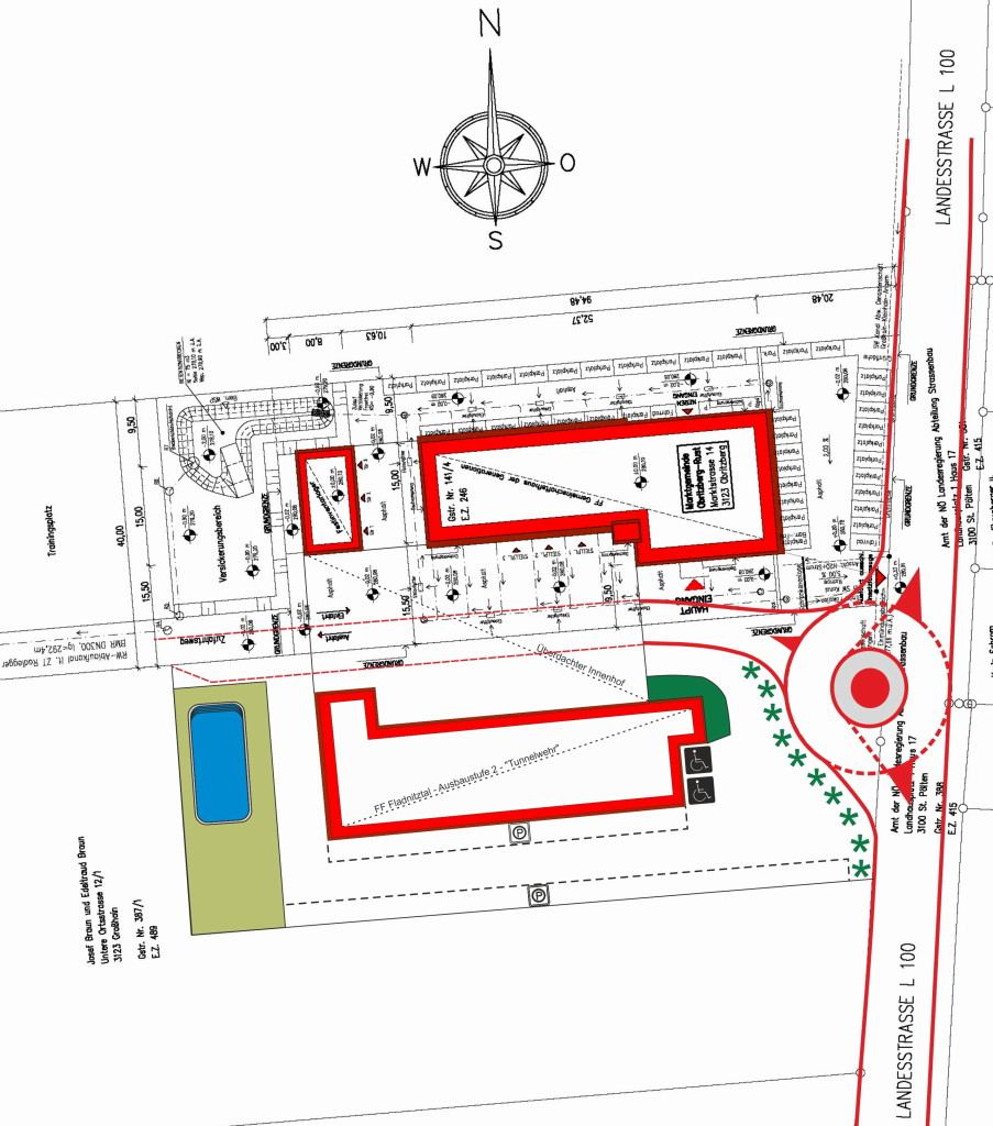 Lageplan Ausbaustufe