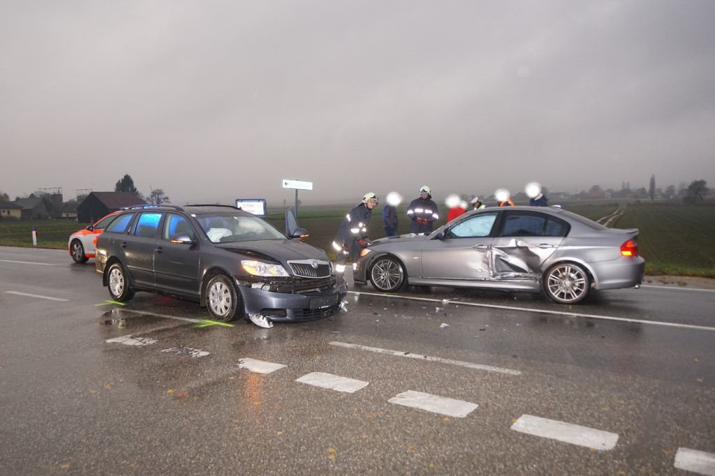 8. Nov. 2017: Crash auf Herzogenburger Kreuzung