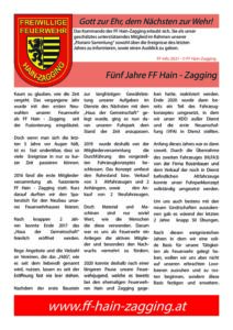 Titelseite Floriani-Broschüre 2021