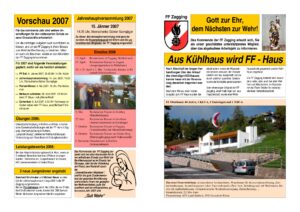 Titelseite Mitgliederinfo 2006