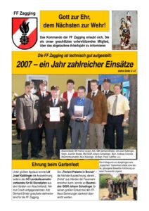 Titelseite Jahresinfo 2007