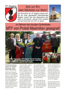 Titelseite Jahresinfo 2009
