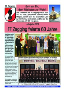 Titelseite Jahresinfo 2013